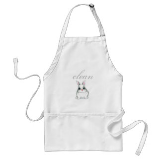 cute clean bunny standard apron