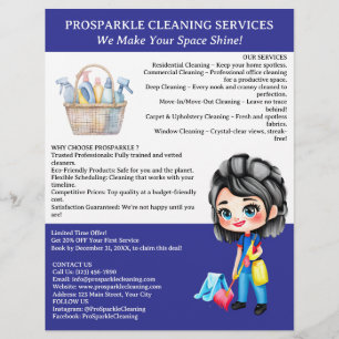 Cute Cleaning Company  Flyer