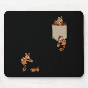 Cute Climbing Squirrels - Rodent Squirrel Lover An Mouse Pad
