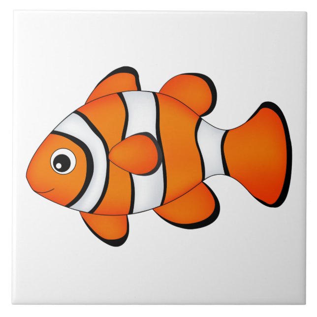 cute clown fish tile (Front)