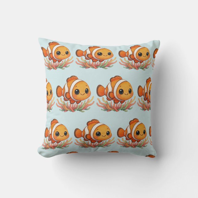 Cute Clownfish Cushion (Front)