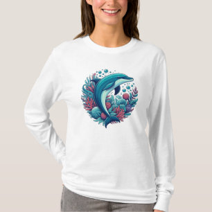 Cute, coastal/nautical dolphin T-Shirt