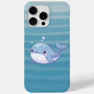 Cute, coastal/nautical whale iPhone 15 pro max case