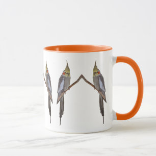 Cute Cockatiel Duo Mug
