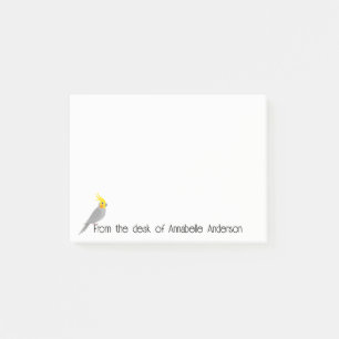 Cute Cockatiel Personalise Notes