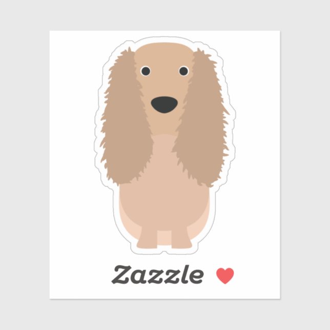 Cute Cocker Spaniel Dog Puppy Pup Kiss Cut Vinyl (Sheet)