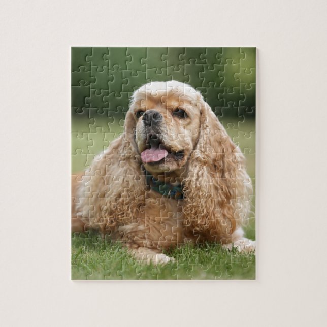 Cute Cocker Spaniel Jigsaw Puzzle (Vertical)