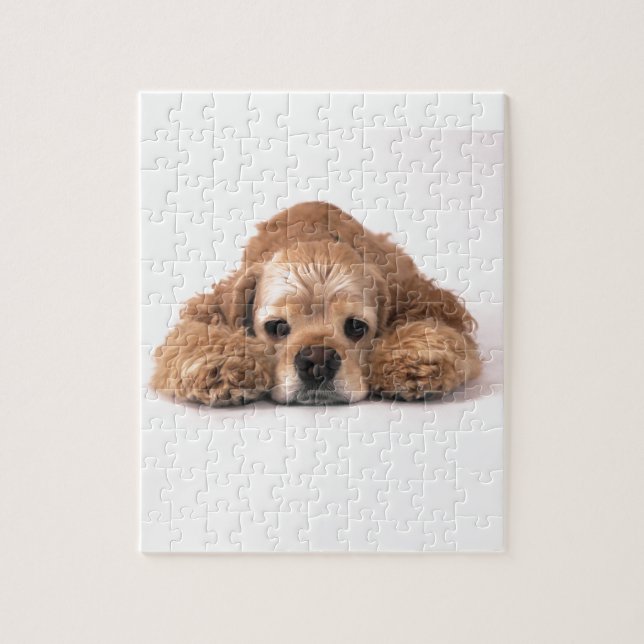 Cute Cocker Spaniel Jigsaw Puzzle (Vertical)