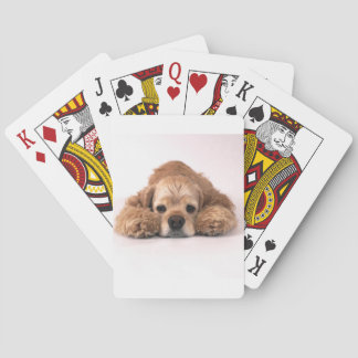 Cute Cocker Spaniel Playing Cards