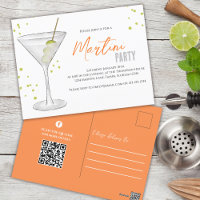 Cute Cocktail Party Martini Drink Custom