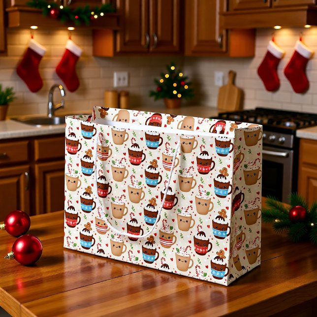 Cute Cocoa Holiday Gift Bag (Creator Uploaded)