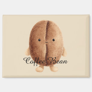 Cute Coffee Bean Magnet