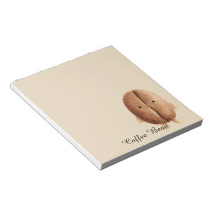 Cute Coffee Bean Notepad