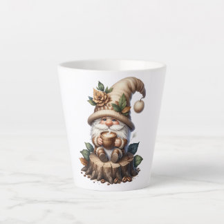 Cute Coffee Gnome Latte Mug