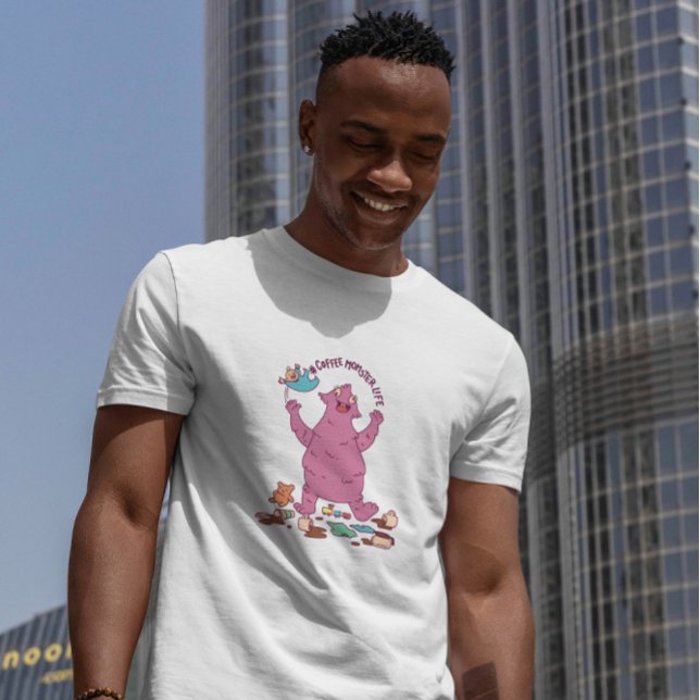 Cute Coffee Momster T-Shirt (Creator Uploaded)