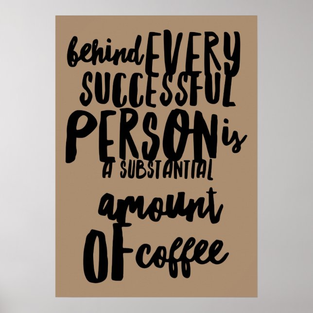 cute coffee shop decor poster (Front)