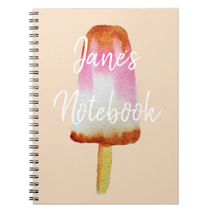 Cute cola ice-block pop art popsicle notebook