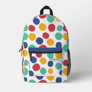 Cute Colorful Abstract Pattern  Printed Backpack