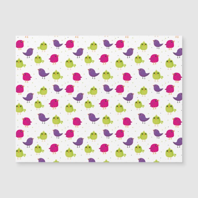 Cute colorful birds  (Front)