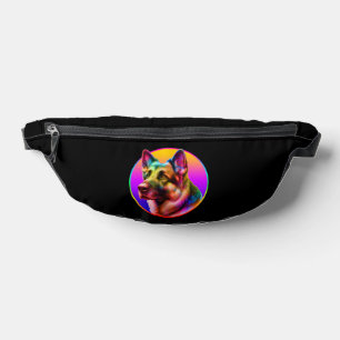 CUTE COLORFUL DOG BUM BAGS
