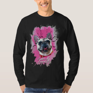 Cute Colorful French Bulldog Watercolor & Acryl T-Shirt