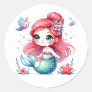 Cute Colorful Mermaid Stickers