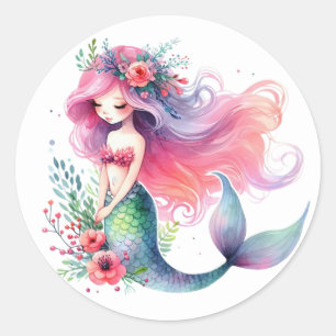 Cute Colorful Mermaid Stickers