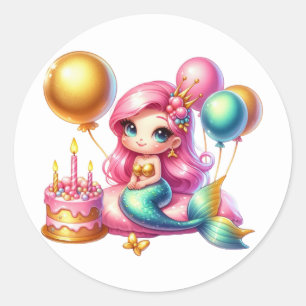Cute Colorful Mermaid Stickers