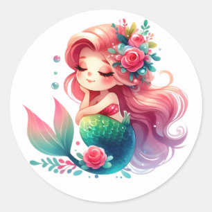 Cute Colorful Mermaid Stickers