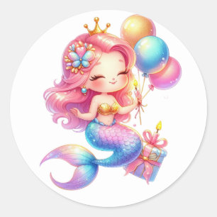 Cute Colorful Mermaid Stickers