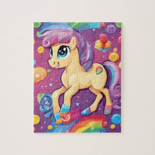 Cute colorful pony jigsaw puzzle