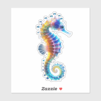 Cute Colorful Seahorses