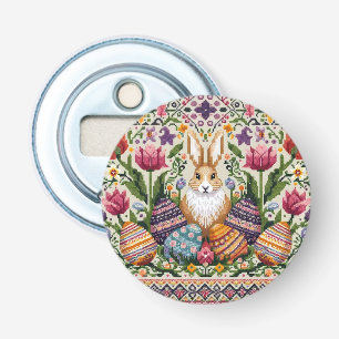 Cute/Colorful Spring/Easter fair isle Bottle Opener