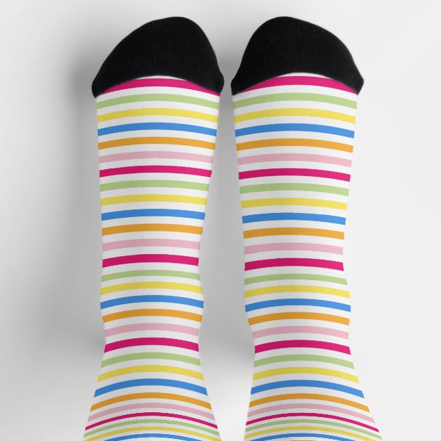 Cute colorful stripes socks (Top)