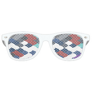 Cute colotful fish crust pattern apple watch band retro sunglasses