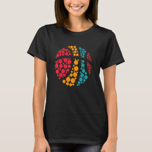 Cute Colour Dot Basketball Player International Do T-Shirt