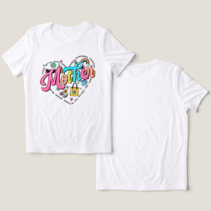 Cute Colour Groovy Happy Mother's Day Tri-Blend Shirt