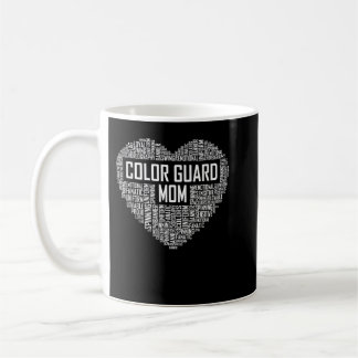Cute Colour Guard Mum Gift Colorguard Marching Ban Coffee Mug