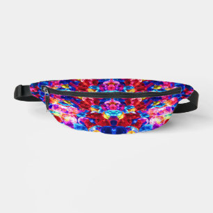 Cute colourful abstract jewellery texture bum bags