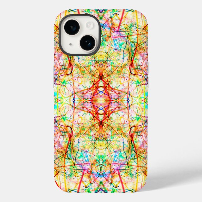 Cute colourful abstract lines Case-Mate iPhone case (Back)