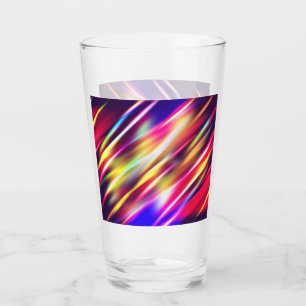 Cute colourful abstract lines throw pillow iPhone Glass
