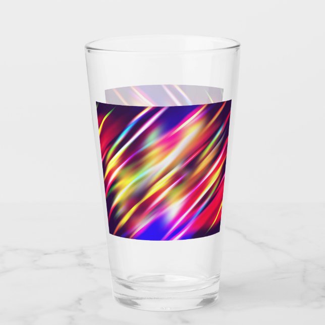 Cute colourful abstract lines throw pillow iPhone  Glass (Front)