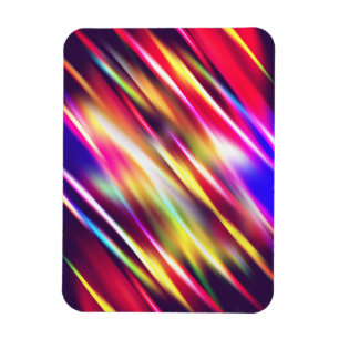 Cute colourful abstract lines throw pillow iPhone Magnet