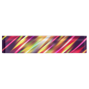 Cute colourful abstract lines throw pillow iPhone  Nameplate