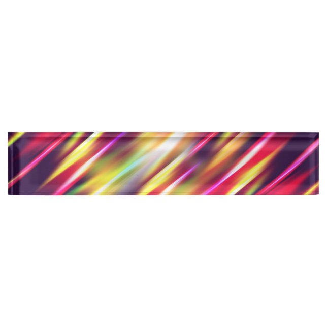 Cute colourful abstract lines throw pillow iPhone  Nameplate (Front)