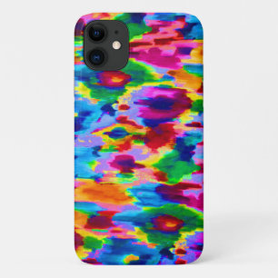 Cute colourful abstract painting design iPhone 11 case