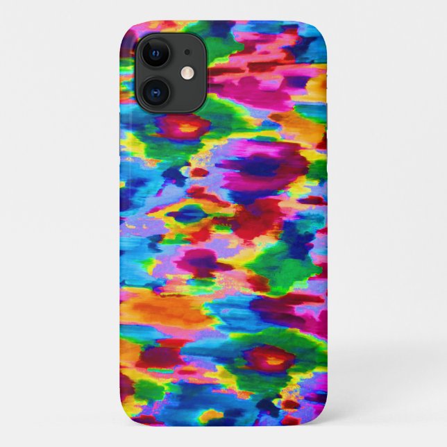 Cute colourful abstract painting design Case-Mate iPhone case (Back)