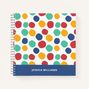 Cute Colourful Abstract Pattern Sketch Notebook