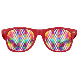Cute colourful abstract phantom retro sunglasses