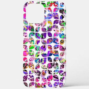Cute colourful abstract sixties patterns iPhone 12 pro max case